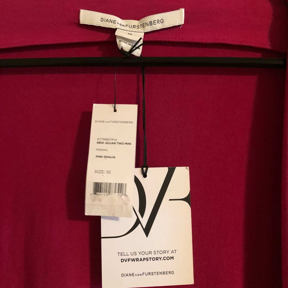 DVF Julian mini wrap dress NWT